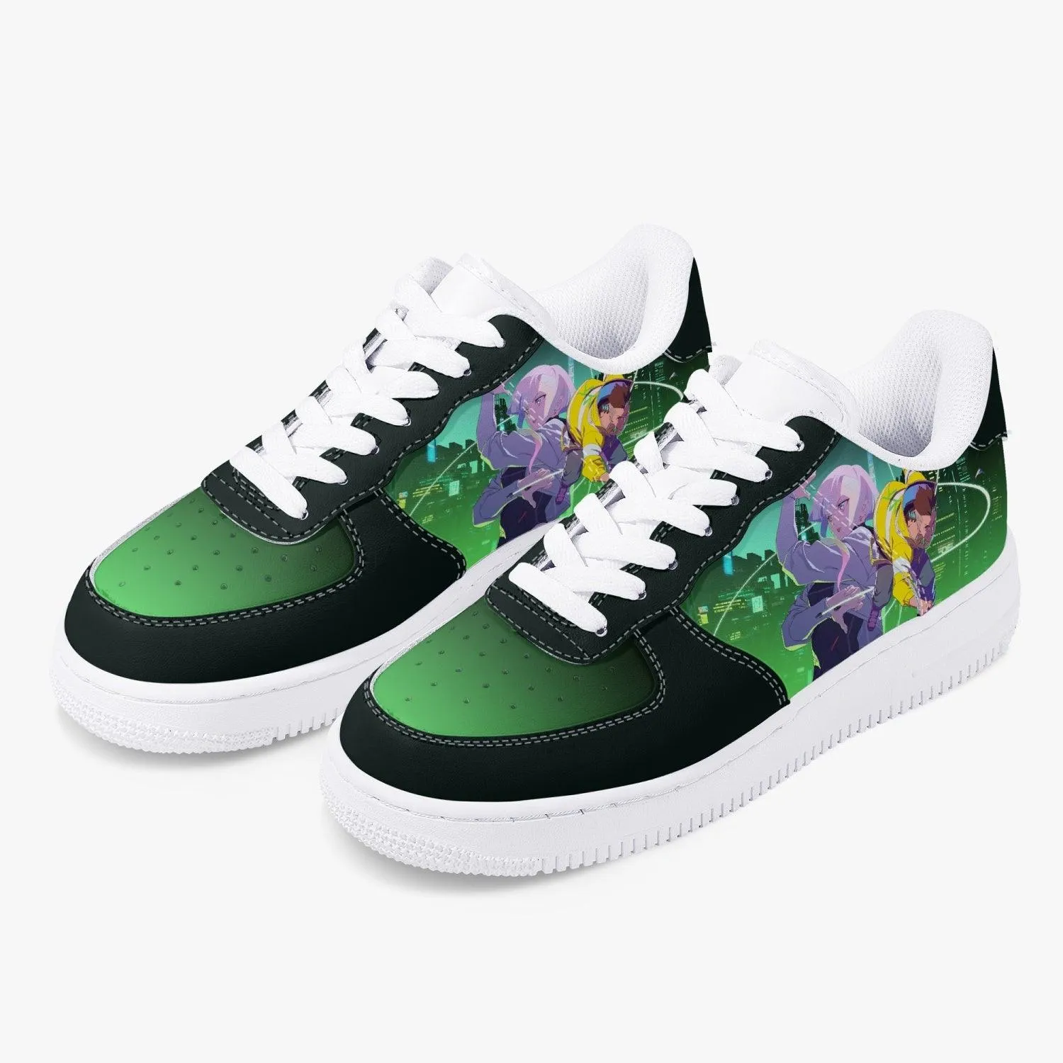 Cyberpunk Edgerunners Lucy And David AF1 Anime Shoes