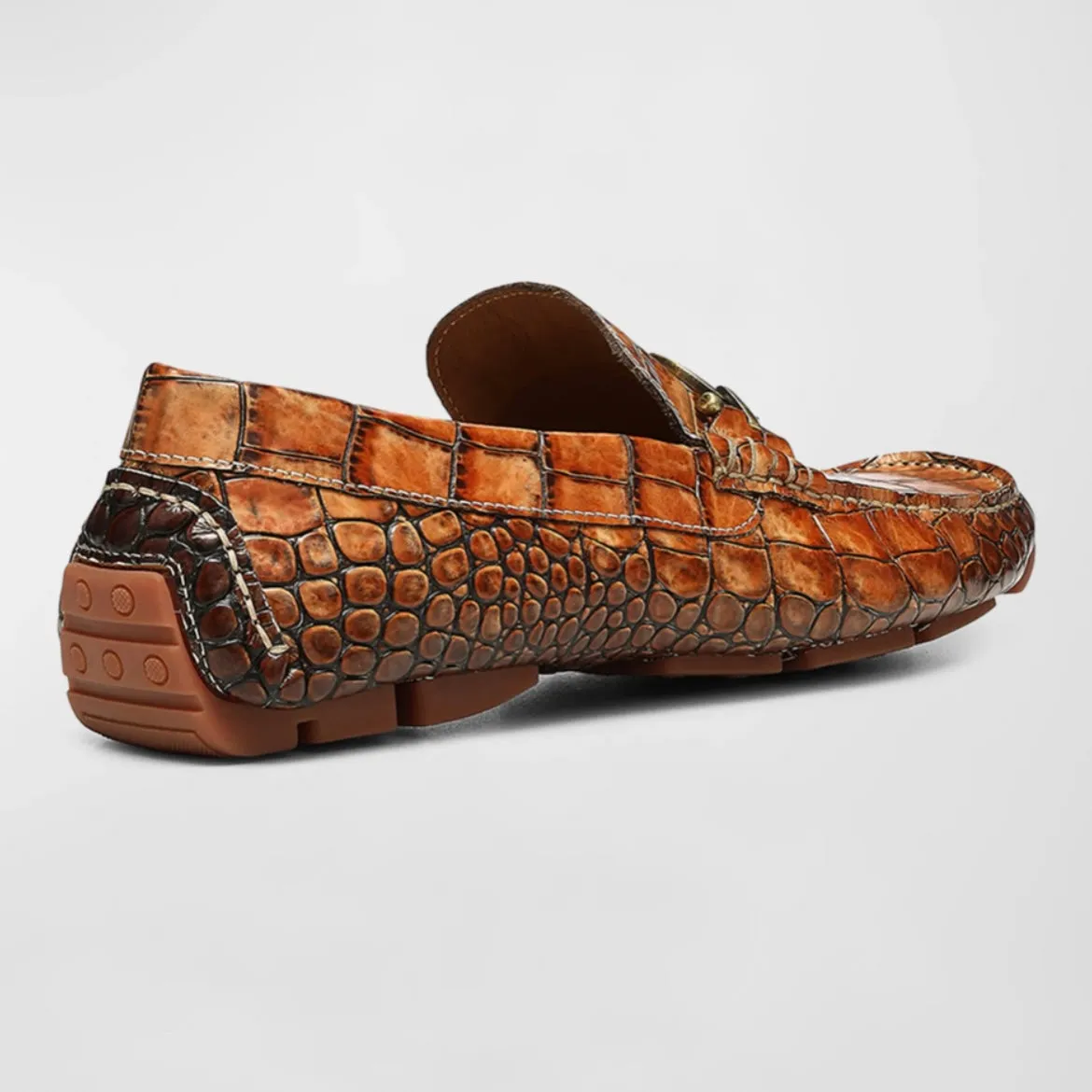 Dacio Driver Loafer - Crocco Cognac