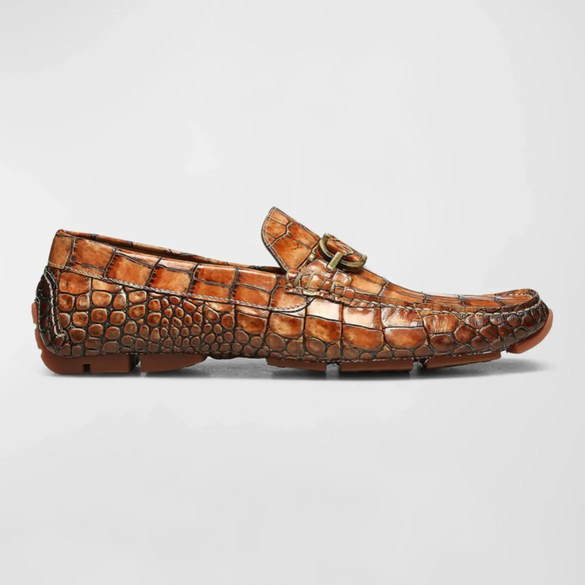 Dacio Driver Loafer - Crocco Cognac