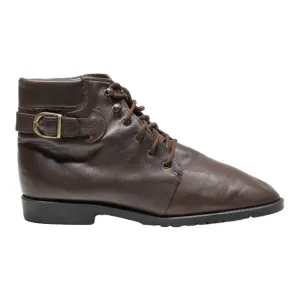 DANTEX Ankle Boots Brown Leather Womens UK 6