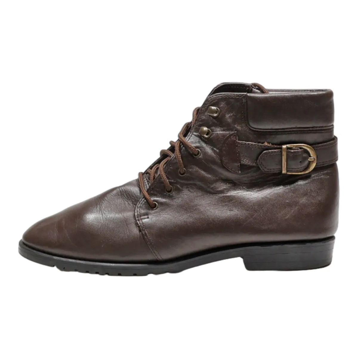 DANTEX Ankle Boots Brown Leather Womens UK 6