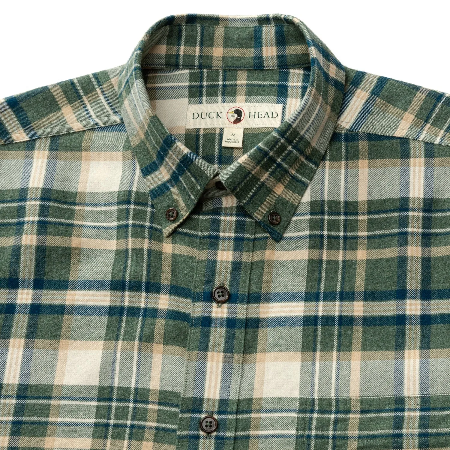 Duck Head Cotton Flannel Sport Shirt