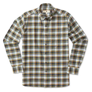 Duck Head Men's Warhill Flannel Plaid Shirt / Navy