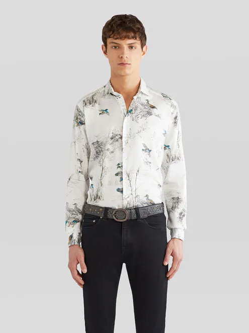 Duck Print Sport Shirt