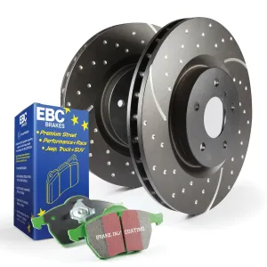 EBC Brakes S3KR1166 S3 Kits Greenstuff 6000 and GD Rotors Truck/SUV; Incl. PN[DP61593/GD7639];