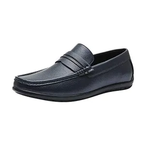 ELCANTO MAZZ Men's Driving Style Relaxed-Fit Lightweight Comfort Casual Slip-on Loafer (Navy, Numeric_9)