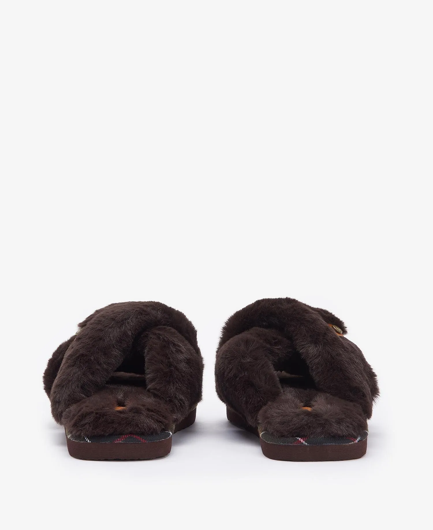 Eliza Cross-Over Slipper (Brown)