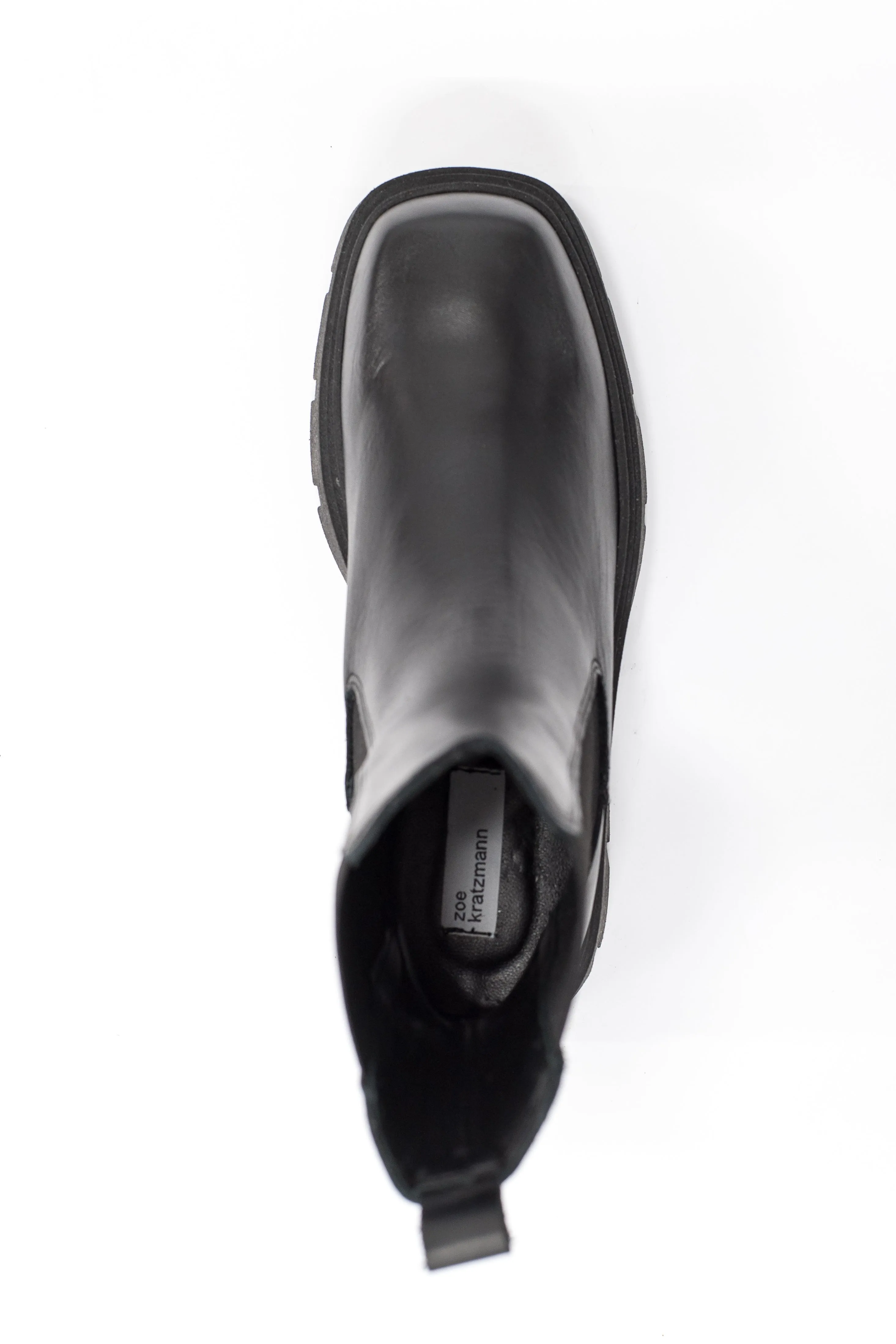 Empire Boot in Black Leather