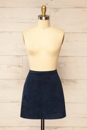 Enosburgh | Navy Corduroy Short Skirt