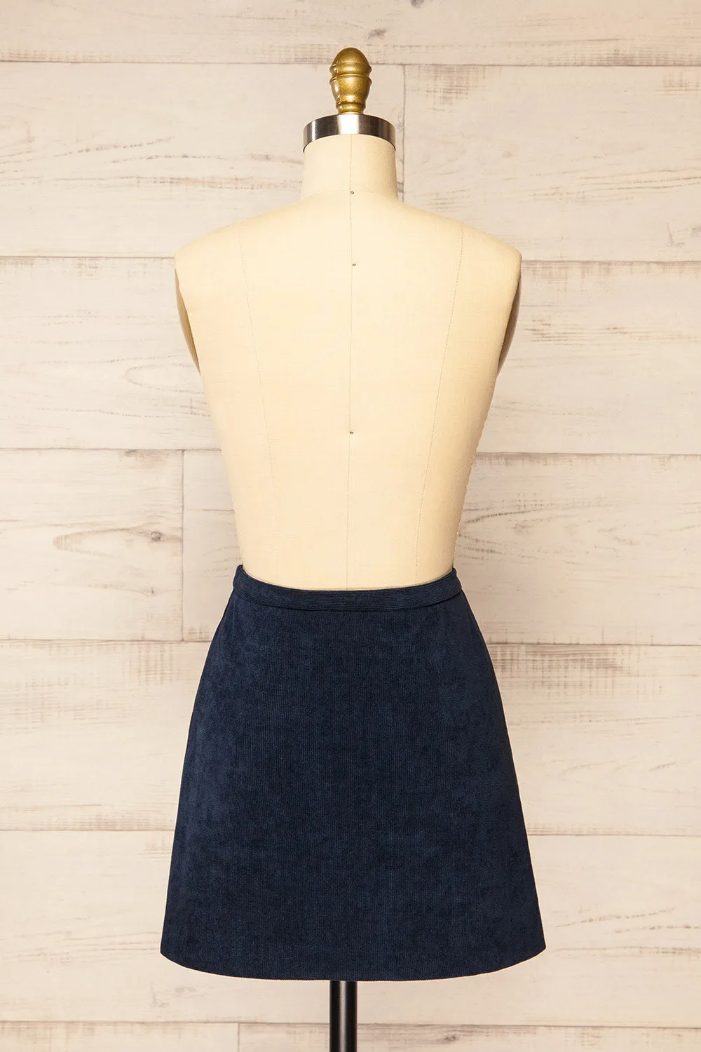 Enosburgh | Navy Corduroy Short Skirt