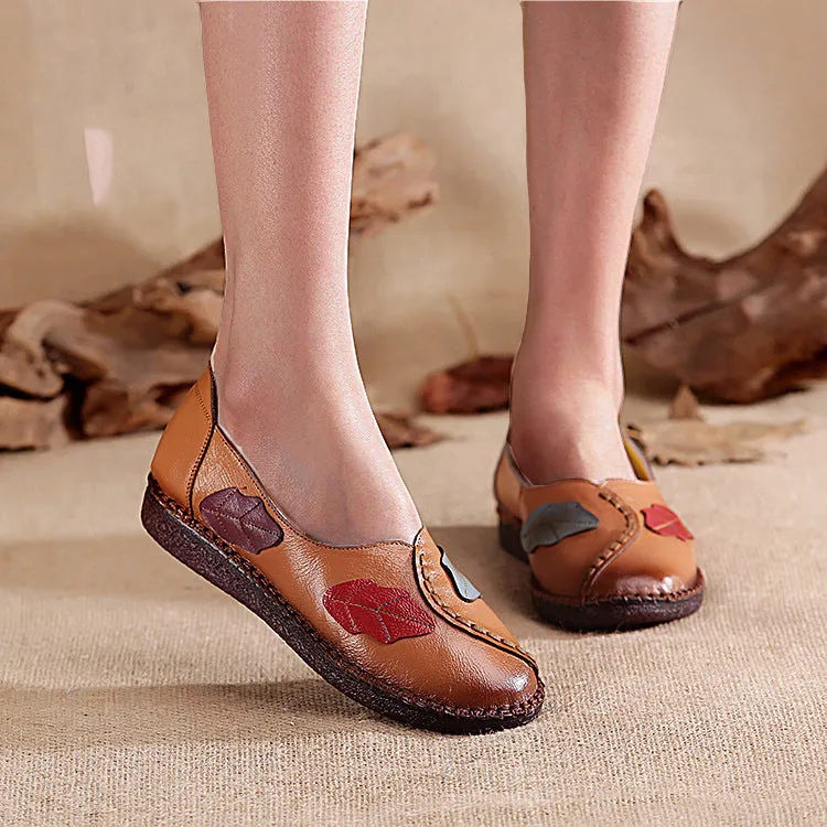 ethnic style comfortable large size women's single shoes