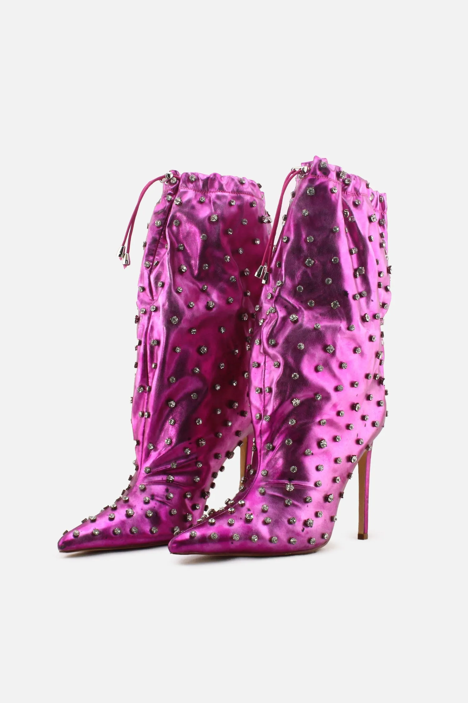 European Brand Stilettos Heels Ankle Boots | Textile