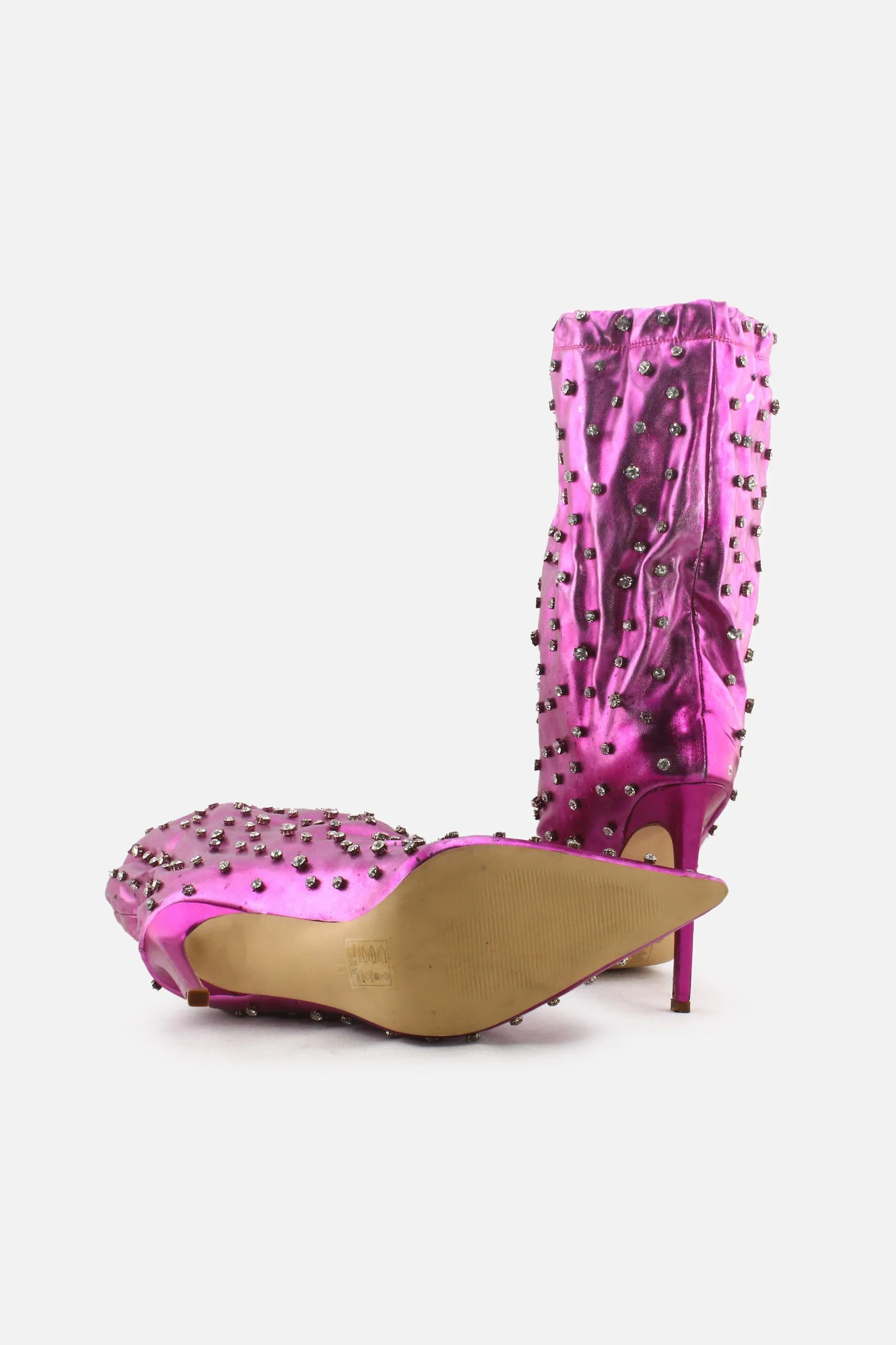 European Brand Stilettos Heels Ankle Boots | Textile