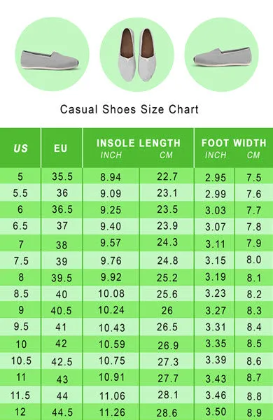 Floral School Bus Casual Shoes
