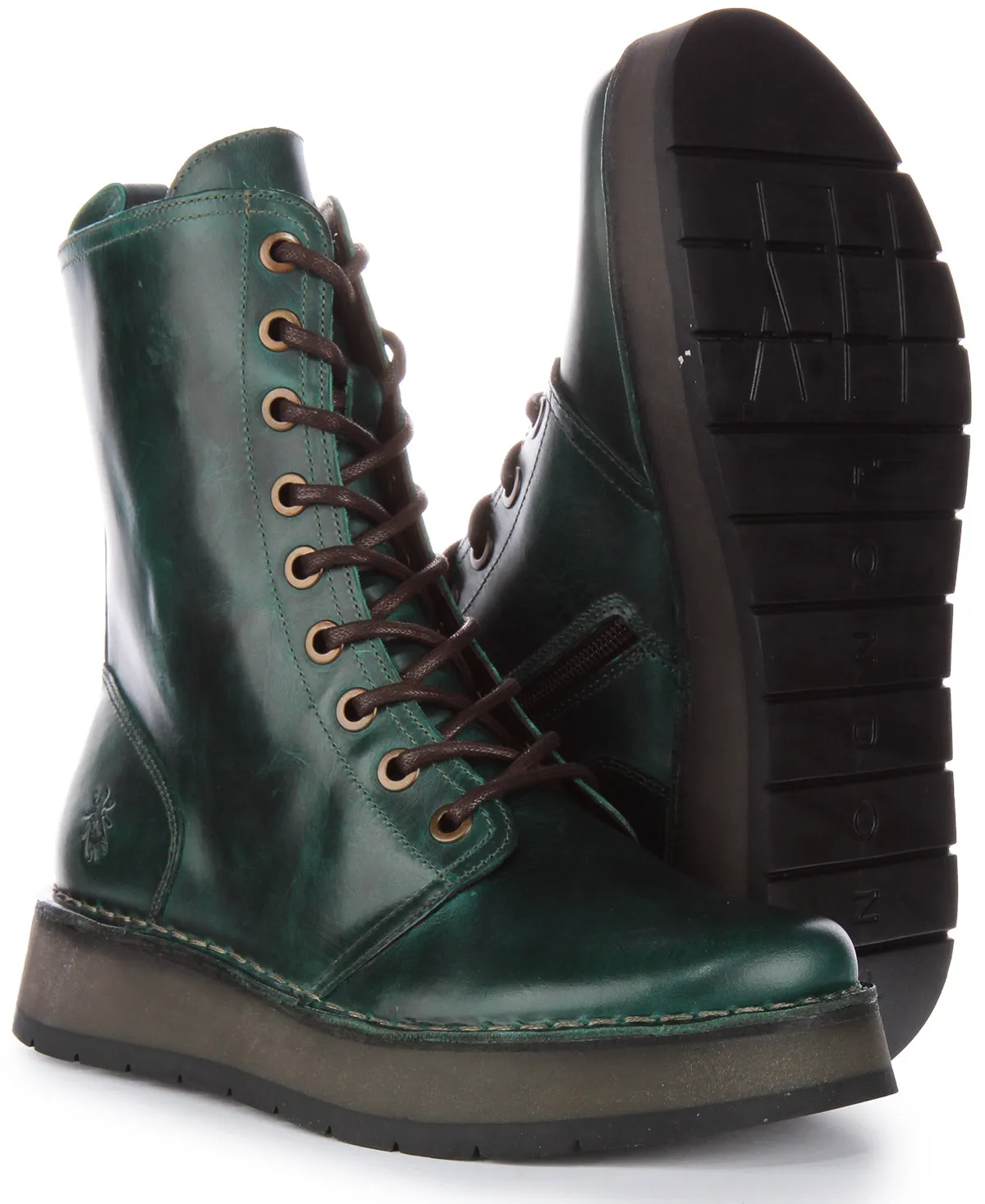 Fly London Rami043 In Green For Women
