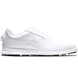 FootJoy SuperLites XP BOA Spikeless Waterproof Shoes - Silver/White
