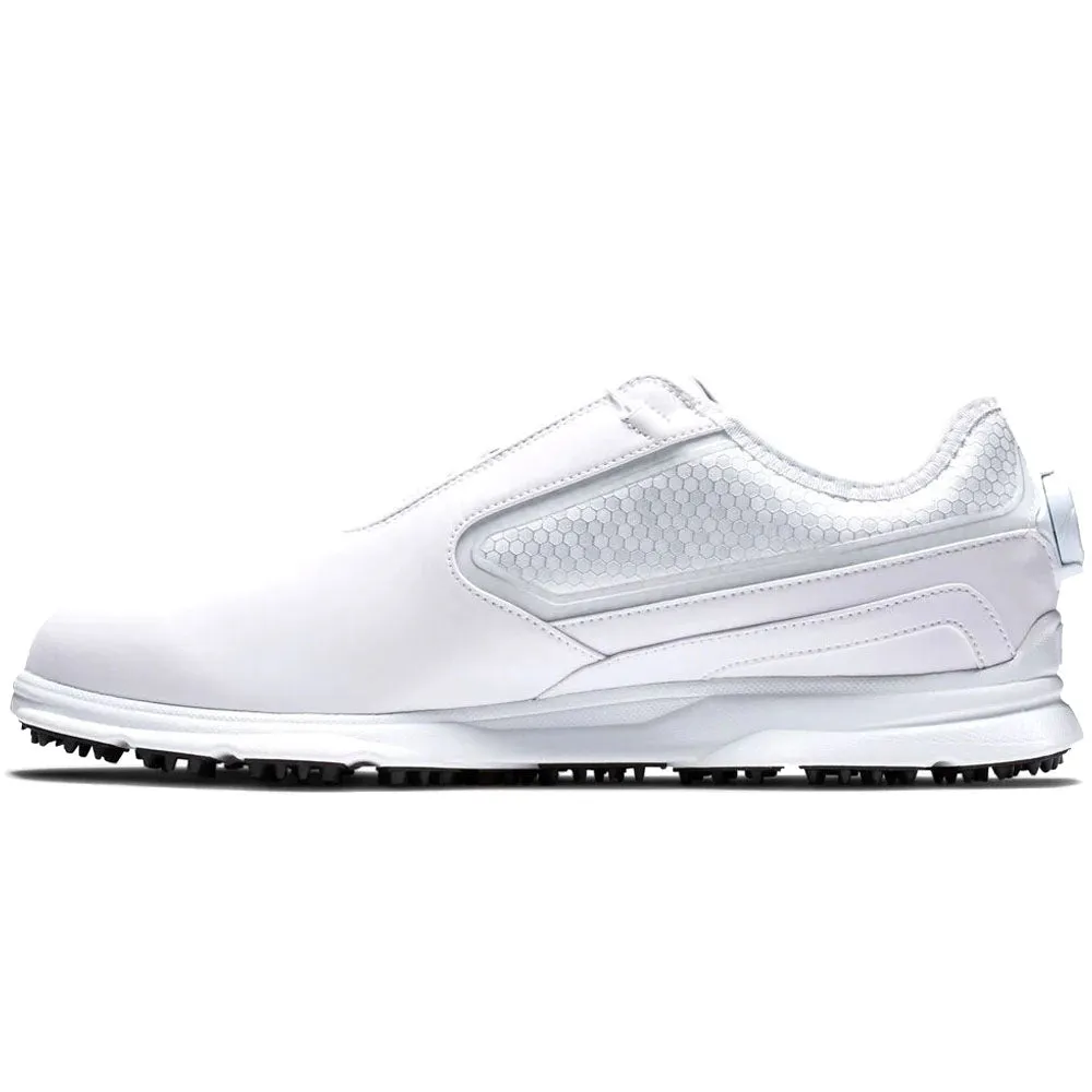 FootJoy SuperLites XP BOA Spikeless Waterproof Shoes - Silver/White