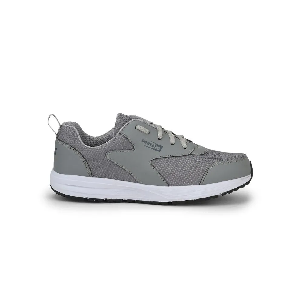 Force 10 Sports Lacing Shoes For Men (Grey) SPRINT By Liberty
