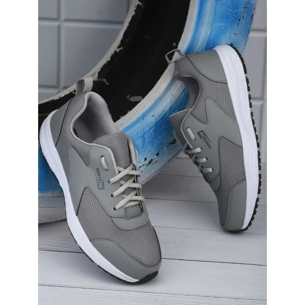 Force 10 Sports Lacing Shoes For Men (Grey) SPRINT By Liberty
