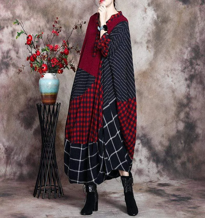 Geometric Emporio Half Sleeve Midi Dress | Nirvana