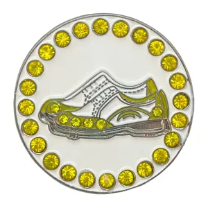 Golf Shoes (Yellow) Golf Ball Marker Only