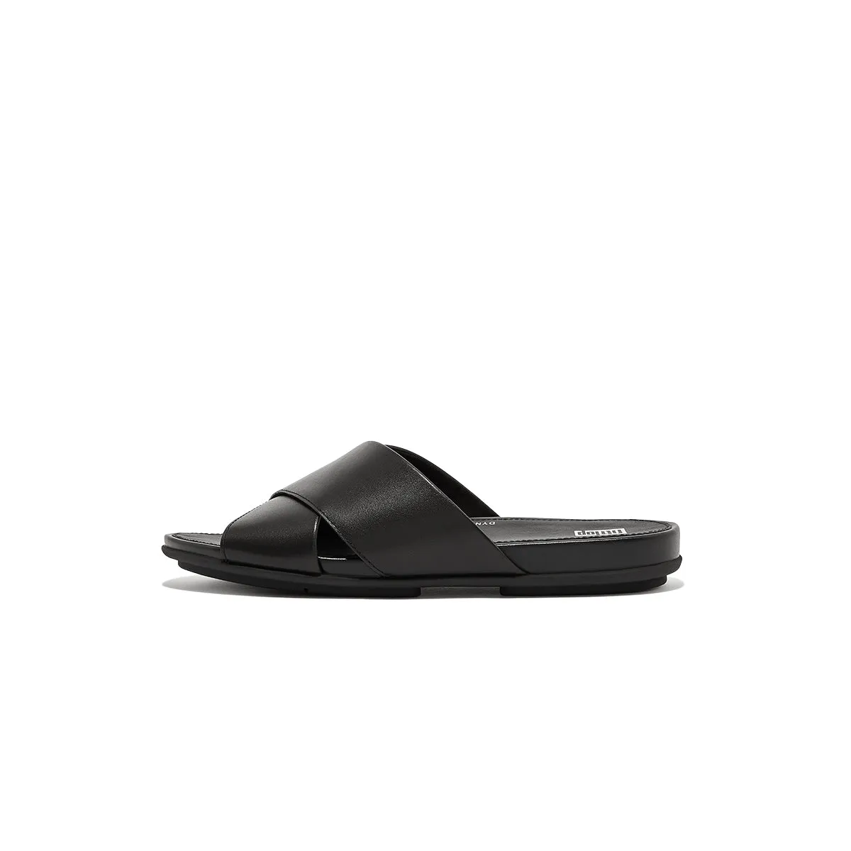 GRACIE Leather Cross Slides