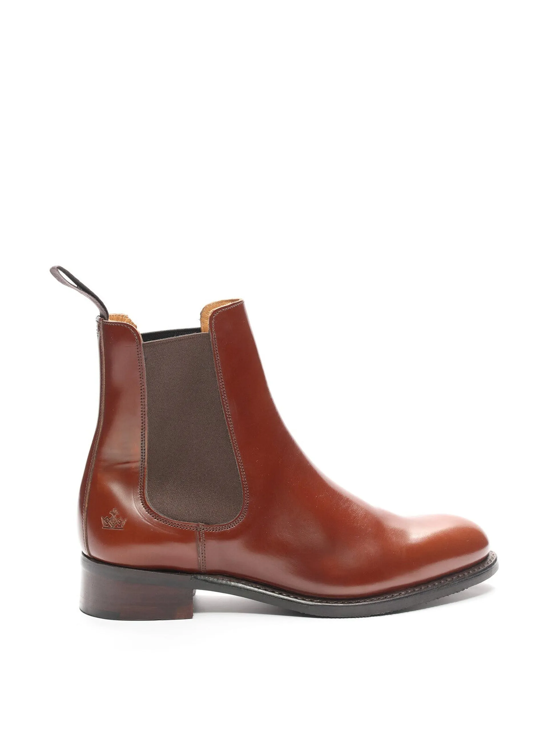 Hazelnut Silvia chelsea boots