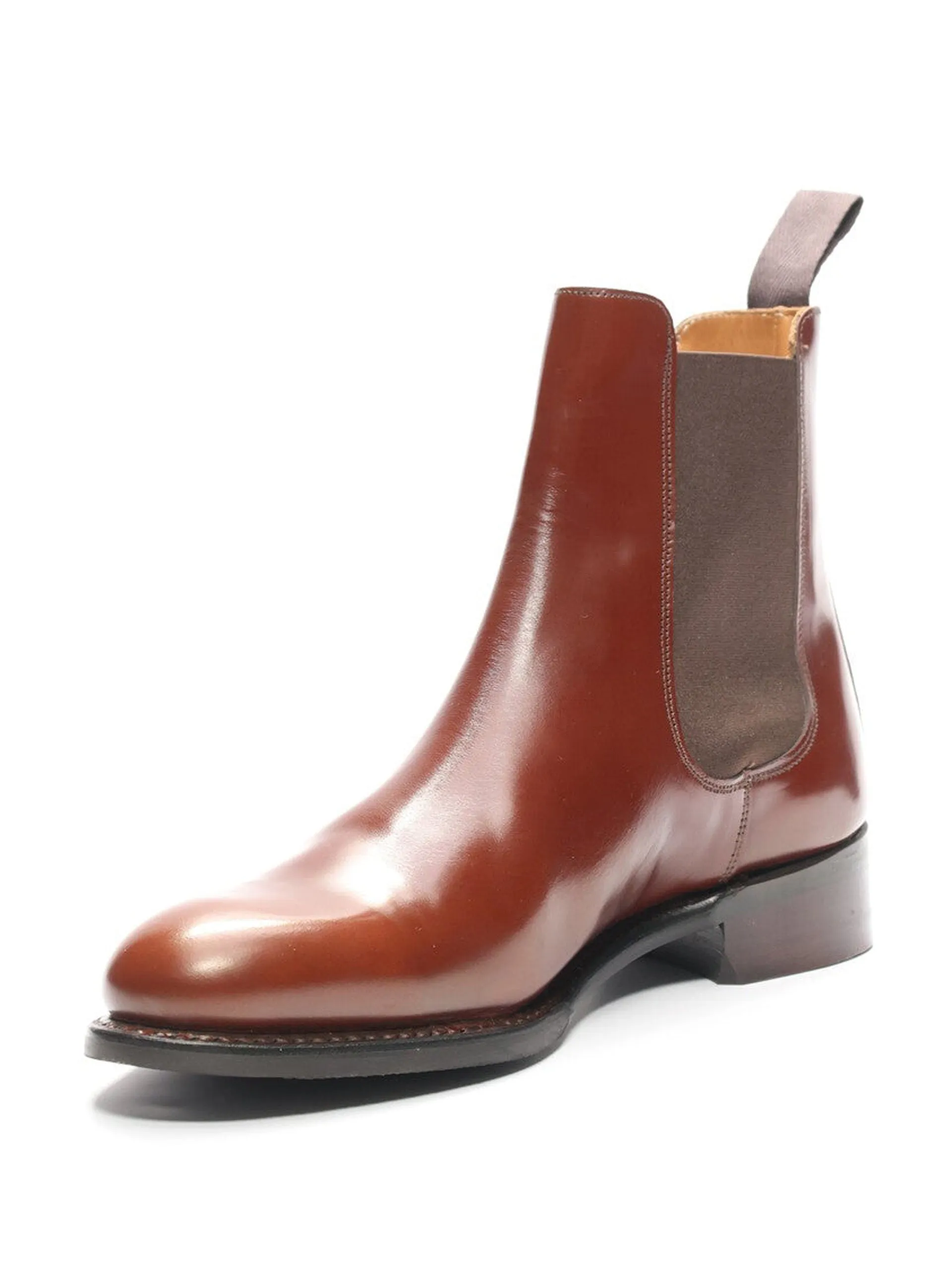 Hazelnut Silvia chelsea boots