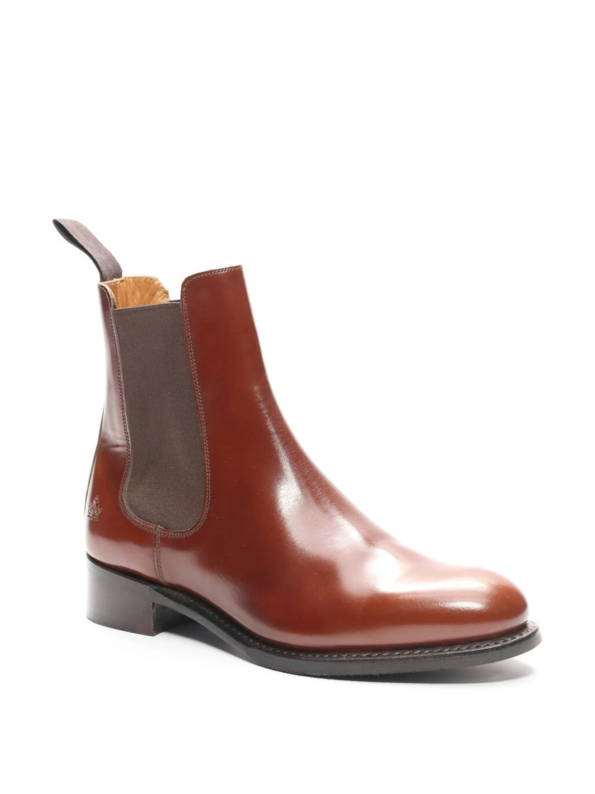 Hazelnut Silvia chelsea boots