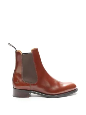 Hazelnut Silvia chelsea boots