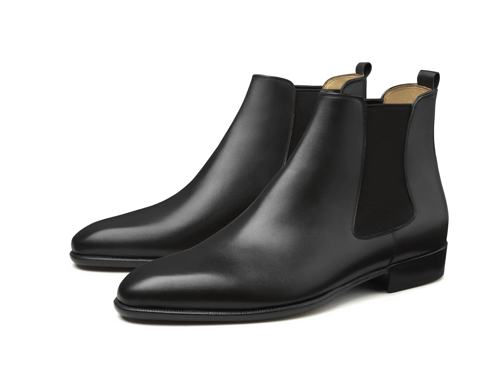 Hicks Chelsea Boot in Black Calf