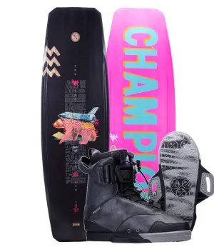 Hyperlite Union Cable Wakeboard Package with Defacto Boots (2023)