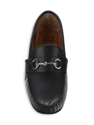 Ike Behar
 Leather Driving Bit Loafers