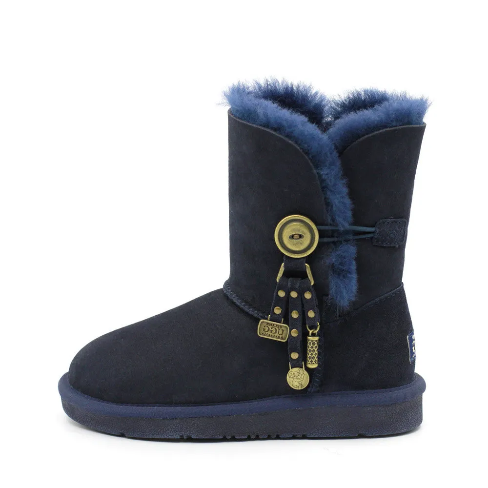 Kiki Medium Ugg Boot - Navy