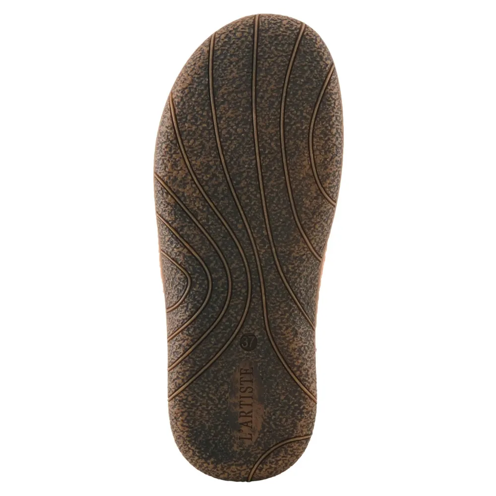 L'artiste By Spring Step Chesapeake Camel Leather Bootie (Women's)