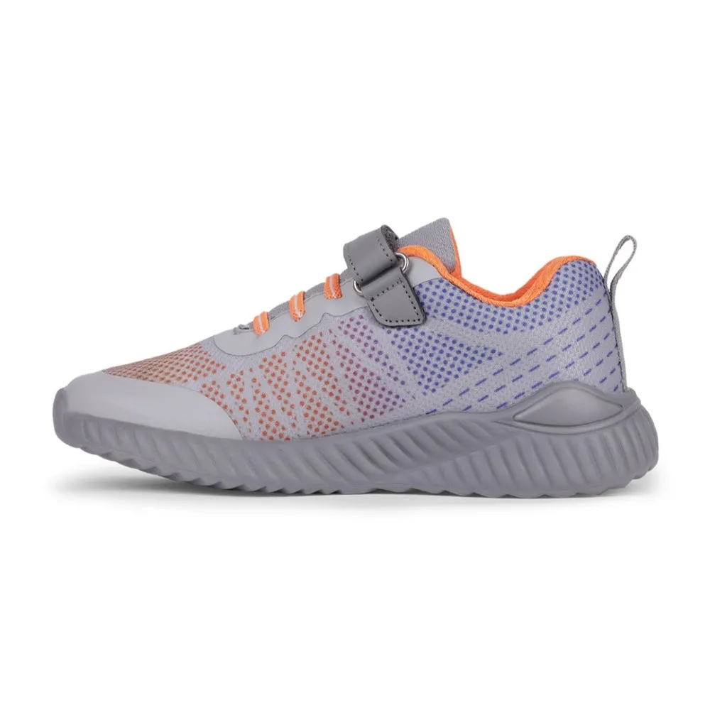 Leap7x By Liberty Kids NITKID-4E L.Grey Sports Non Lacing Shoes