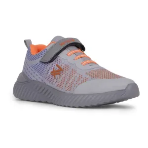 Leap7x By Liberty Kids NITKID-4E L.Grey Sports Non Lacing Shoes