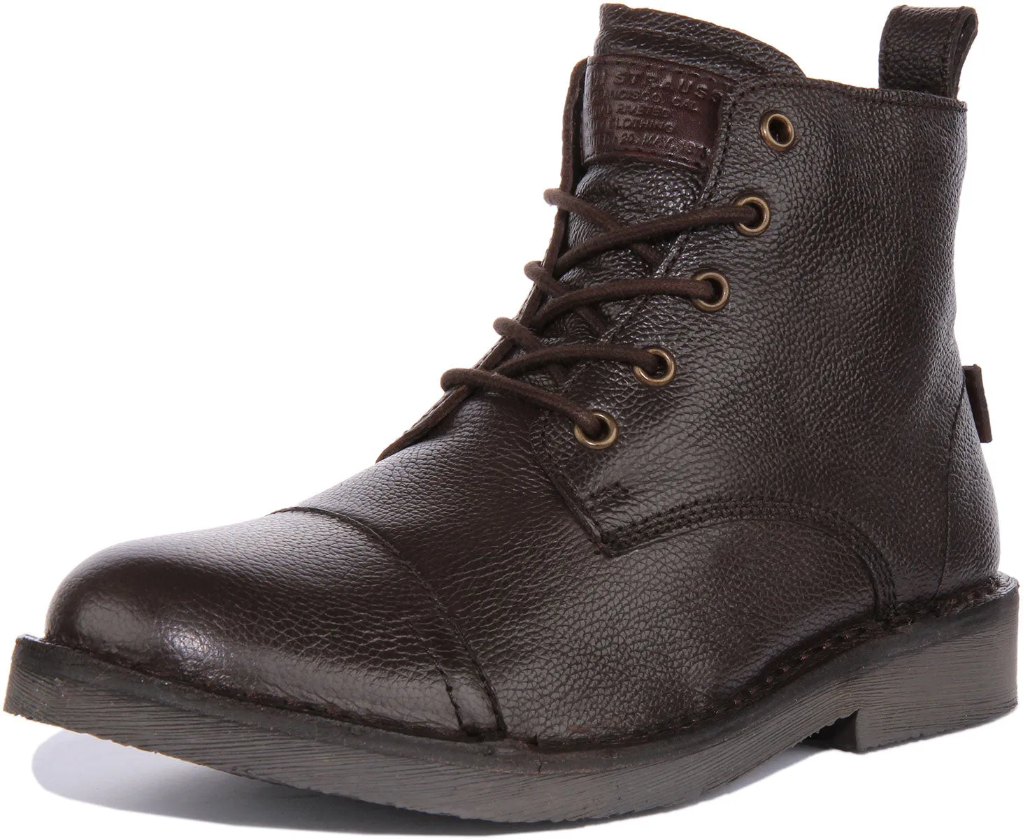 Levi's Track Boot In Dark Brown For Men