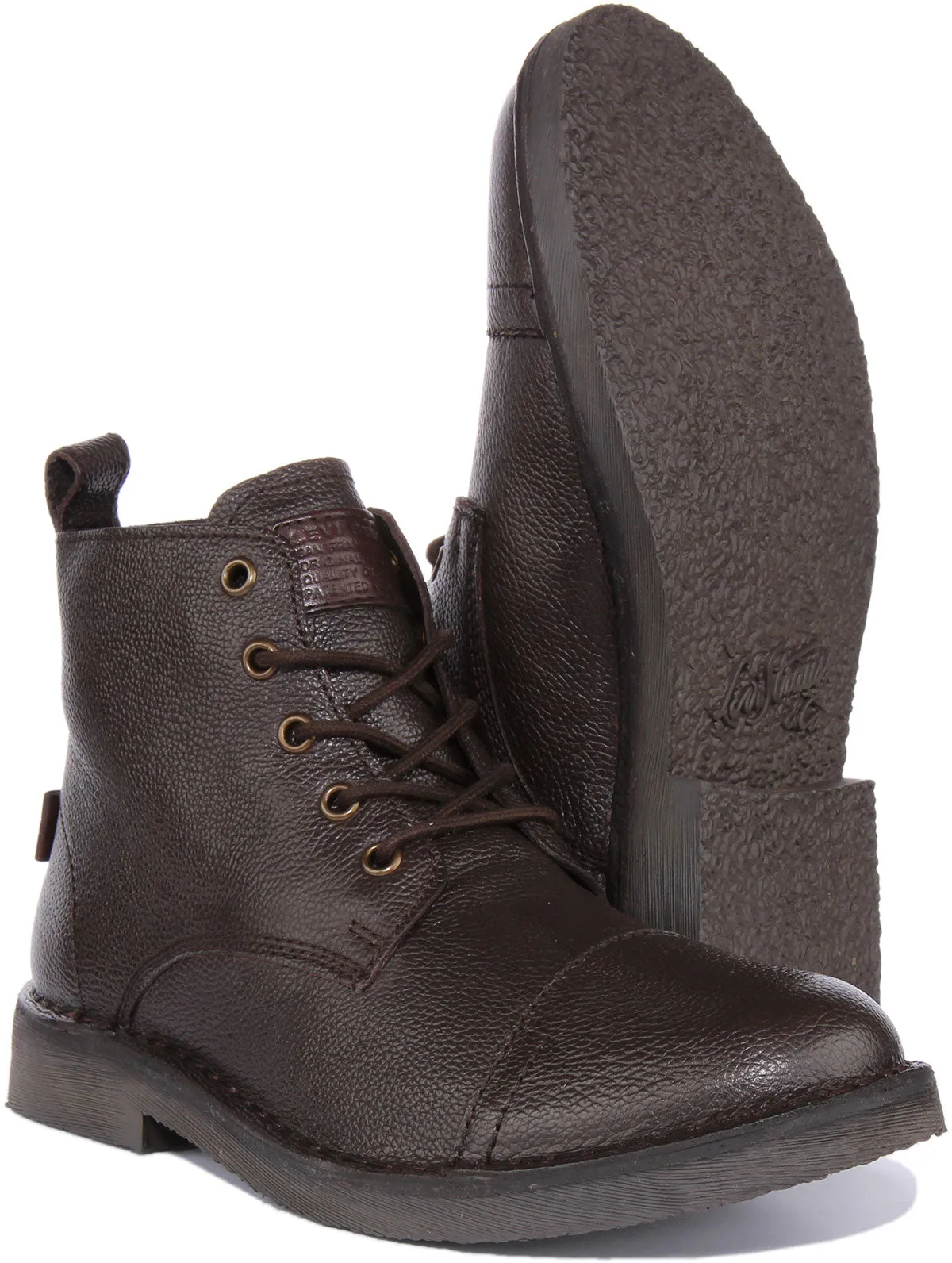 Levi's Track Boot In Dark Brown For Men