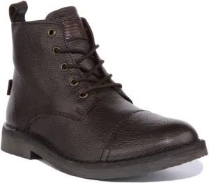 Levi's Track Boot In Dark Brown For Men