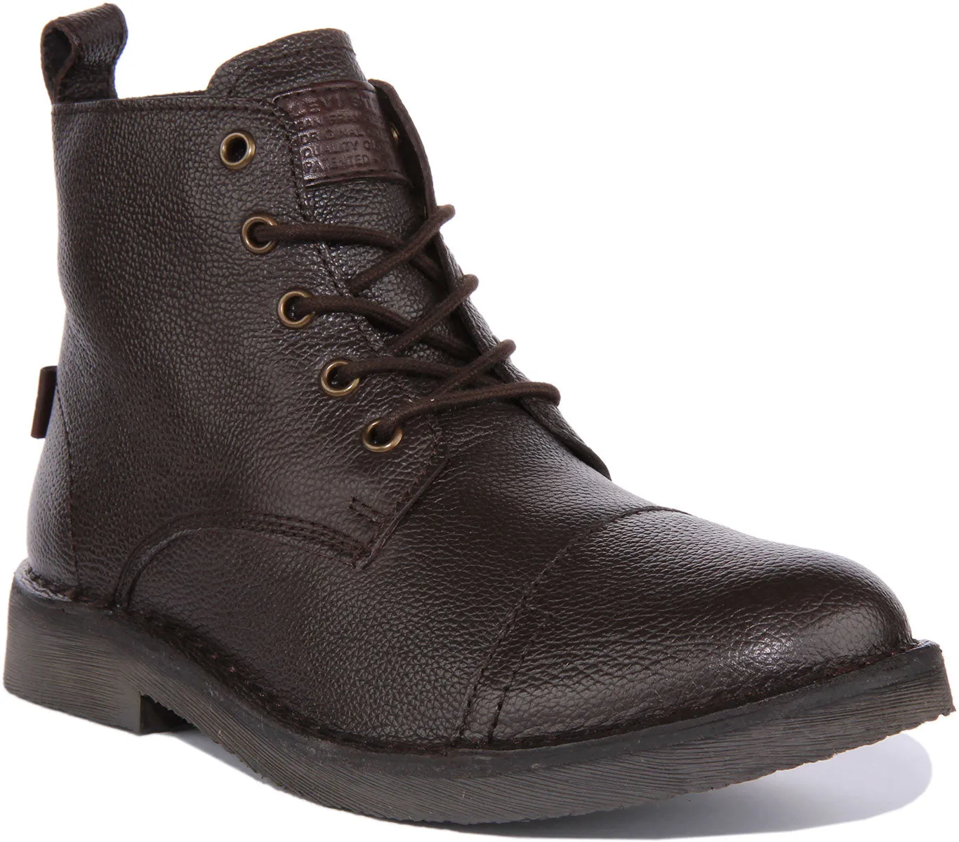 Levi's Track Boot In Dark Brown For Men