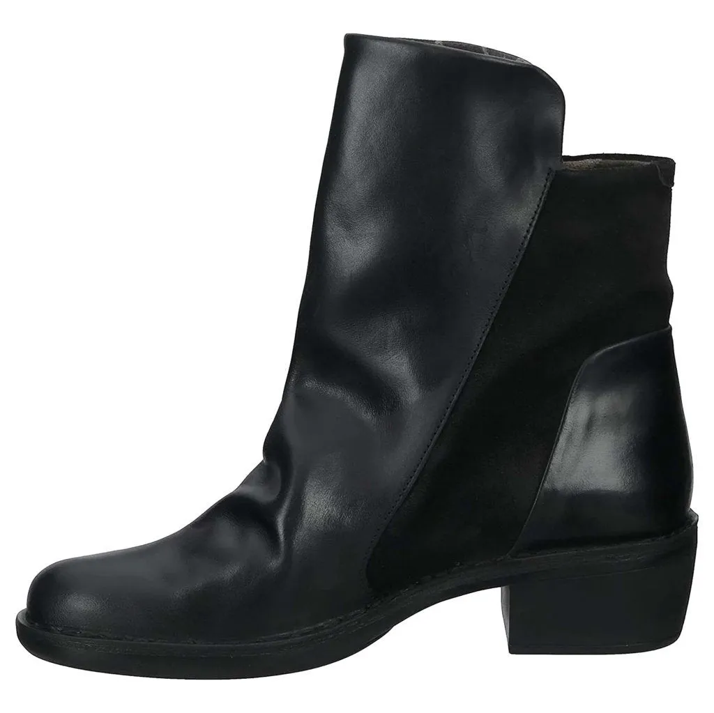 Mely074Fly Rug Oiled Women's Zip Up Ankle Boots