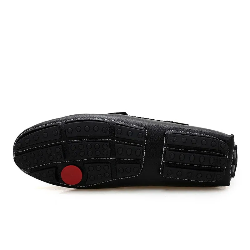 Men's Handmade Fashion Genuine Leather Slip-On Loafer