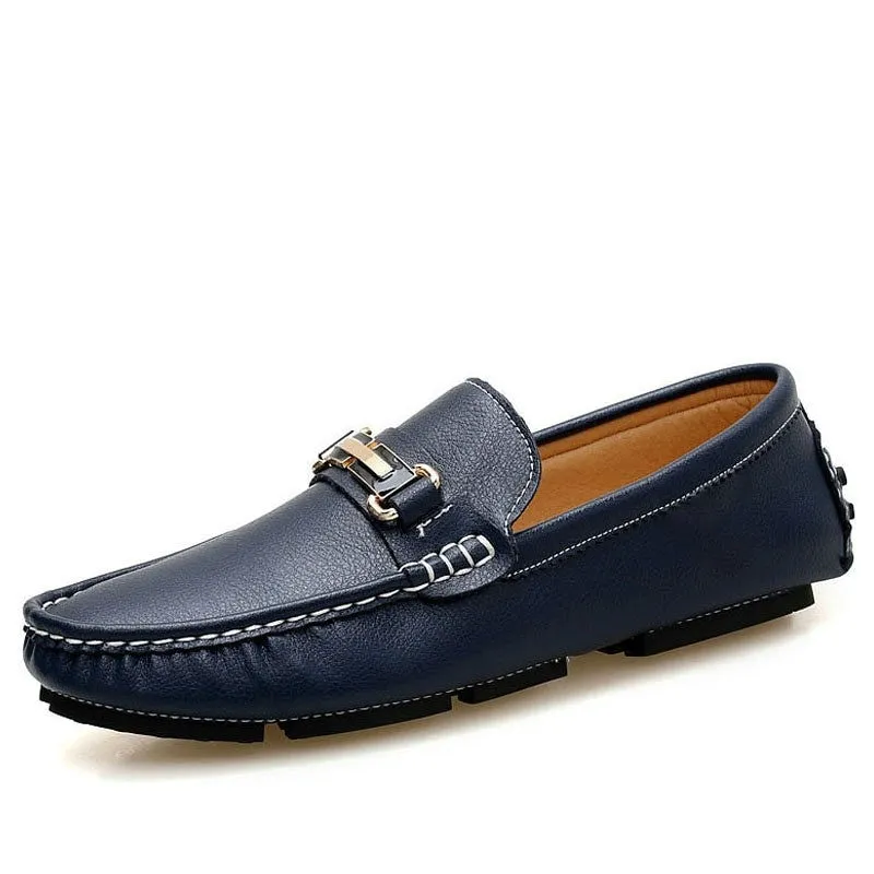 Men's Handmade Fashion Genuine Leather Slip-On Loafer