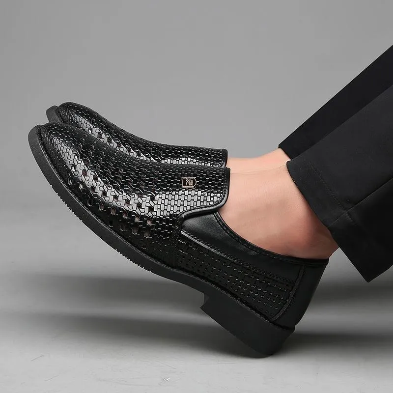 Men's Hollow Breathable Soft Bottom Shoes