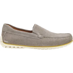 Men's Johnston & Murphy Cort Venetian Grey Perfed Nubuck