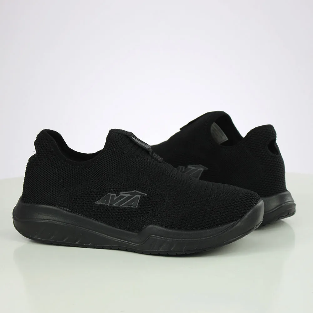 Men's Mesh Open Back Shoes,Black