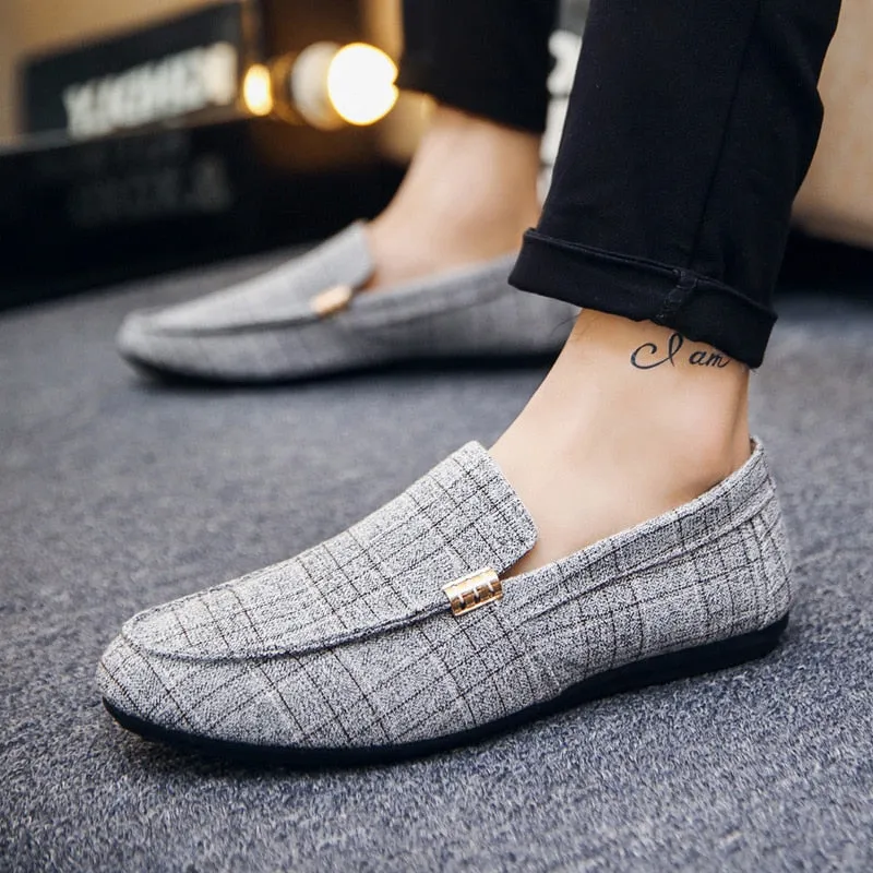 Mental Solid Loafers Mens Shoes High Quality Soft Driving Flats Male Walking Shoes Suede Casual Slip on Loafers Mocasines Hombre