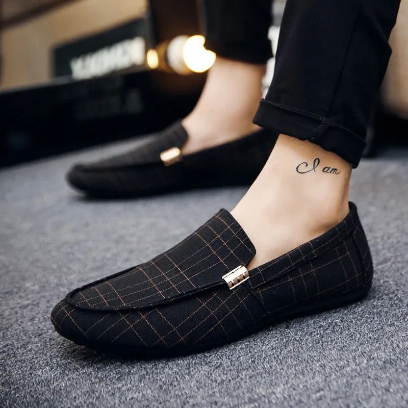 Mental Solid Loafers Mens Shoes High Quality Soft Driving Flats Male Walking Shoes Suede Casual Slip on Loafers Mocasines Hombre