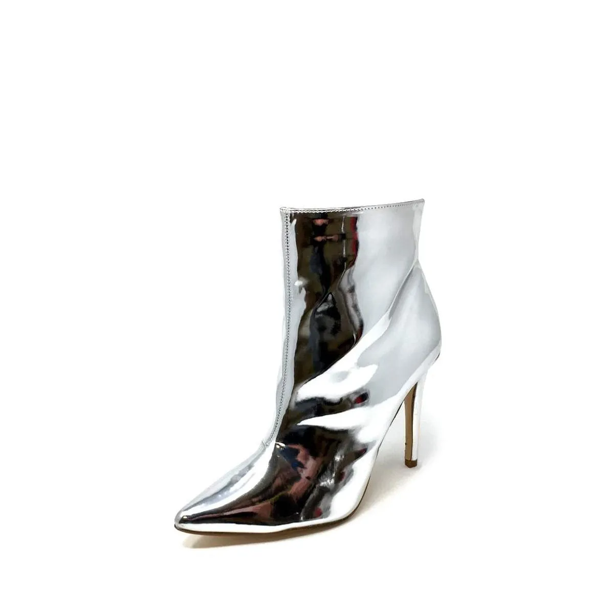 Misty Metallic Silver Ankle Boot